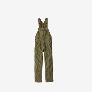 Patagonia women’s hemp canvas bib overalls.
